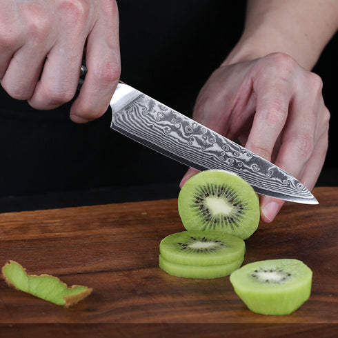 Messer Aus Damaststahl - Koshaki Japanische Damast Messerset