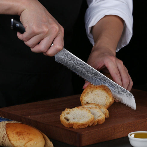 Messer Aus Damaststahl - Koshaki Japanische Damast Messerset