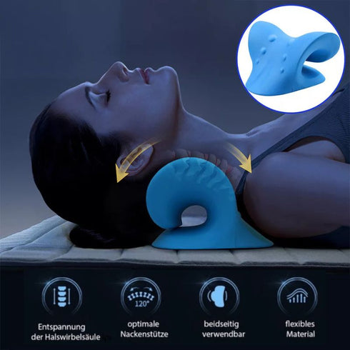 Nackenschmerzen kurz- und langfristig wirksam zu lindern. NeckComfort : Orthopädisches nackenkissen - Nackendehner zum Lösen von Nackenverspannungen