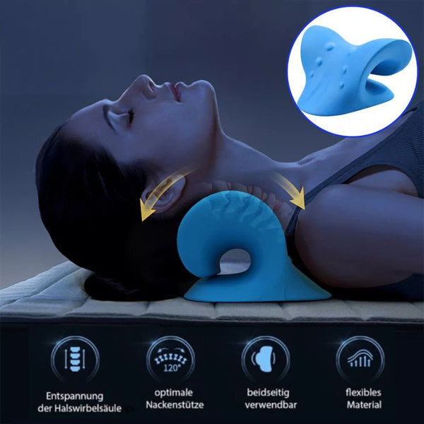 Nackenschmerzen kurz- und langfristig wirksam zu lindern. NeckComfort : Orthopädisches nackenkissen - Nackendehner zum Lösen von Nackenverspannungen