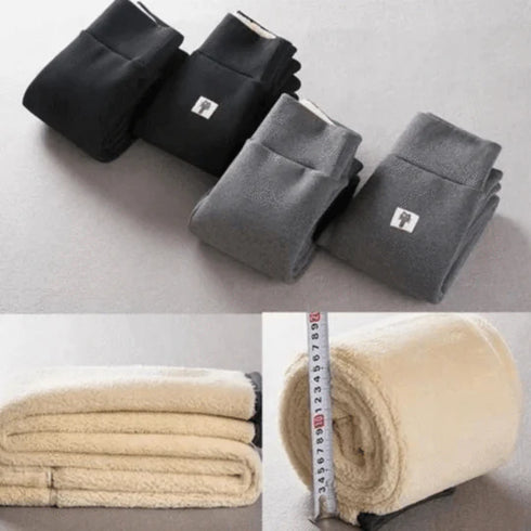 Elegante Winter Leggings - Gefütterte Premium Thermoleggings