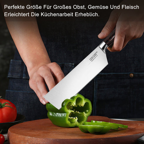 Hakiro- Japanisches Damaststahl-Nakiri messer