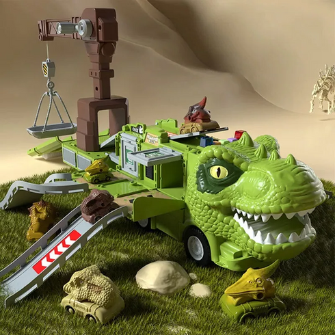 Interessanter Verformung Dinosaurier Triebwagen