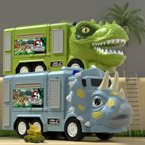 Interessanter Verformung Dinosaurier Triebwagen