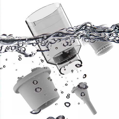 TurboClean : 4-in-1 Akku Handstaubsauger : Saugen, Blasen, Pumpen und Vakuumpumpen