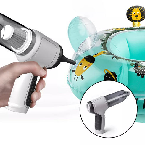 TurboClean : 4-in-1 Akku Handstaubsauger : Saugen, Blasen, Pumpen und Vakuumpumpen