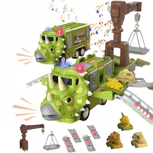 Interessanter Verformung Dinosaurier Triebwagen