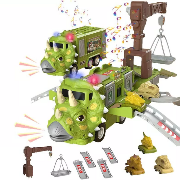 Interessanter Verformung Dinosaurier Triebwagen