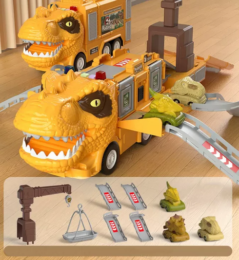Interessanter Verformung Dinosaurier Triebwagen