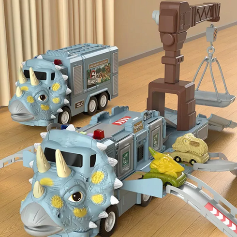 Interessanter Verformung Dinosaurier Triebwagen