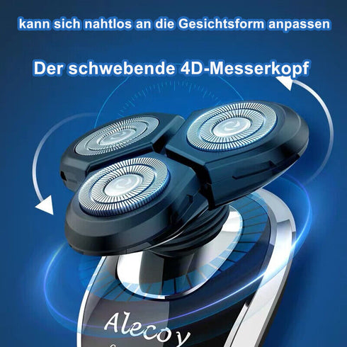 RasiTek - 3-in-1-Elektrorasierer : Wiederaufladbar