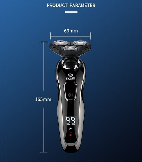 RasiTek - 3-in-1-Elektrorasierer : Wiederaufladbar