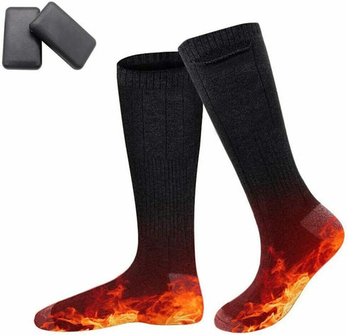 4000mAh USB Beheizbare Socken Winter Fußwärmer Socken
