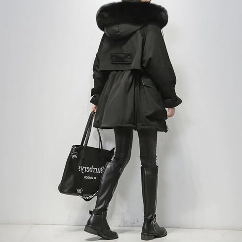 MISAKI WINTERJACKE KOLLEKTION | PARKA FÜR FRAUEN MIT PELZ KRAGEN