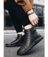MIZUMO - ROBUSTE HERREN-LEDERSTIEFEL AUS SCHWARZEM LEDER