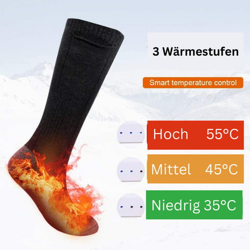 4000mAh USB Beheizbare Socken Winter Fußwärmer Socken