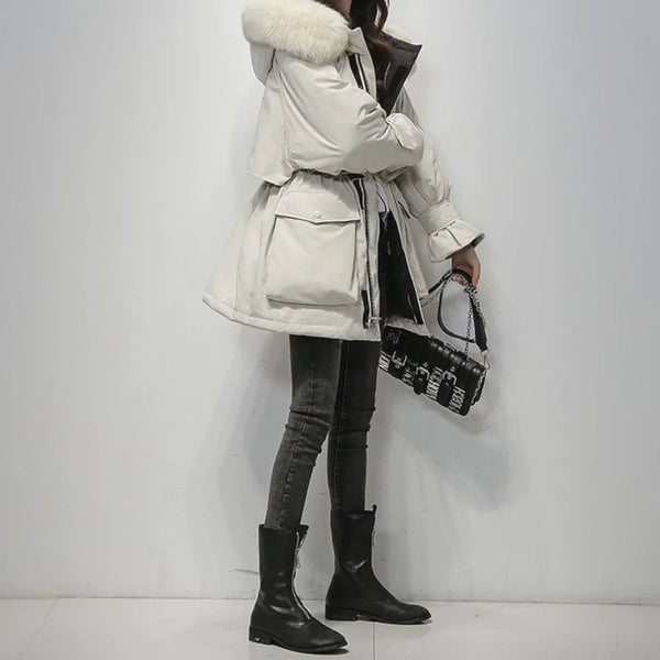MISAKI WINTERJACKE KOLLEKTION | PARKA FÜR FRAUEN MIT PELZ KRAGEN