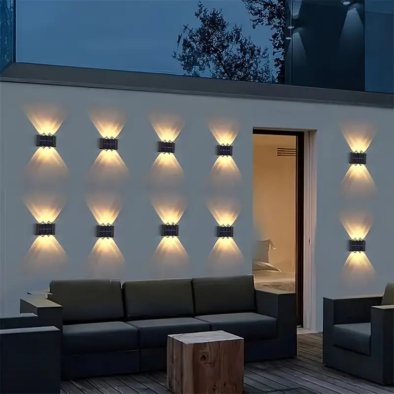 EcoGlow Solar-Außenwandleuchte