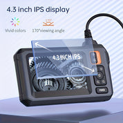Endoskop Kamera 4.3″ mit Display, 8 mm Sonde, IP67 wasserdicht, USB & Akku – Sokuri