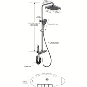 Kuromori – Luxus Duschsystem mit 40°C Thermostat & Spa-Erlebnis für dein Zuhause