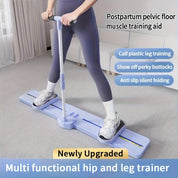 Fitomi 5‑in‑1 Trainingsboard mit Griffen & Gleitrollen – Multifunktionales Core-Trainer-Set für Bein-, Hüft- & Beckenboden-Workouts