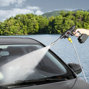 Kabelloser Hochdruckreiniger Takami – 21V Akku, 1300mAh, Tragbar & Leistungsstark für Auto, Garten, Terrasse