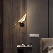 Skandinavische LED-Vogel-Wandleuchte