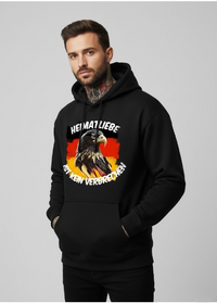 Valdran Eagle Hoodie – Klassischer Pullover-Hoodie lässiger Stil langärmlig normale Passform