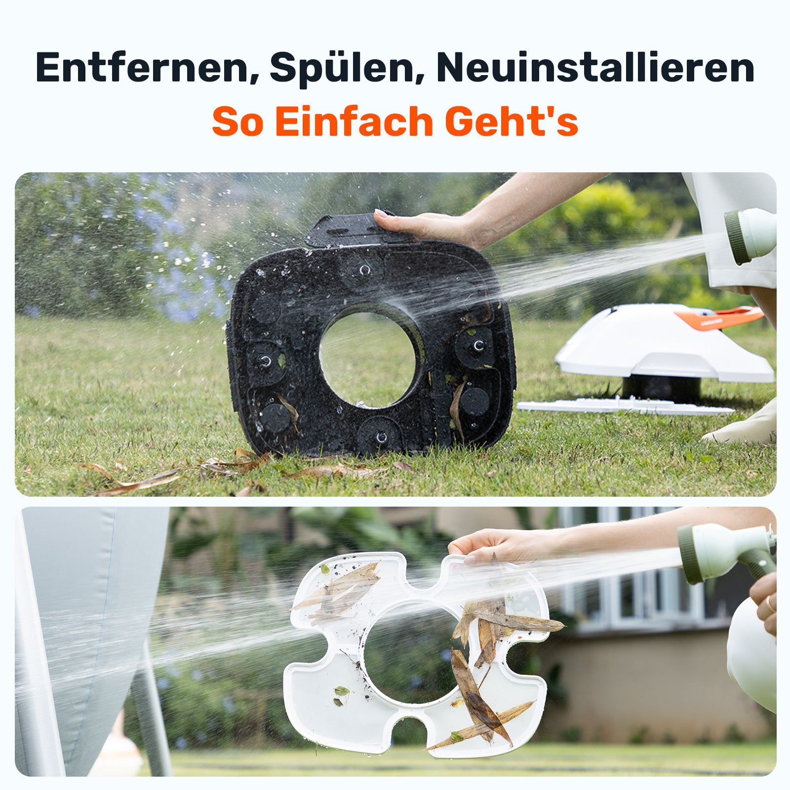 AquaVolt Akku Pool-Roboter – Kabelloser Poolreiniger mit 90 Min Laufzeit & Selbstparkfunktion