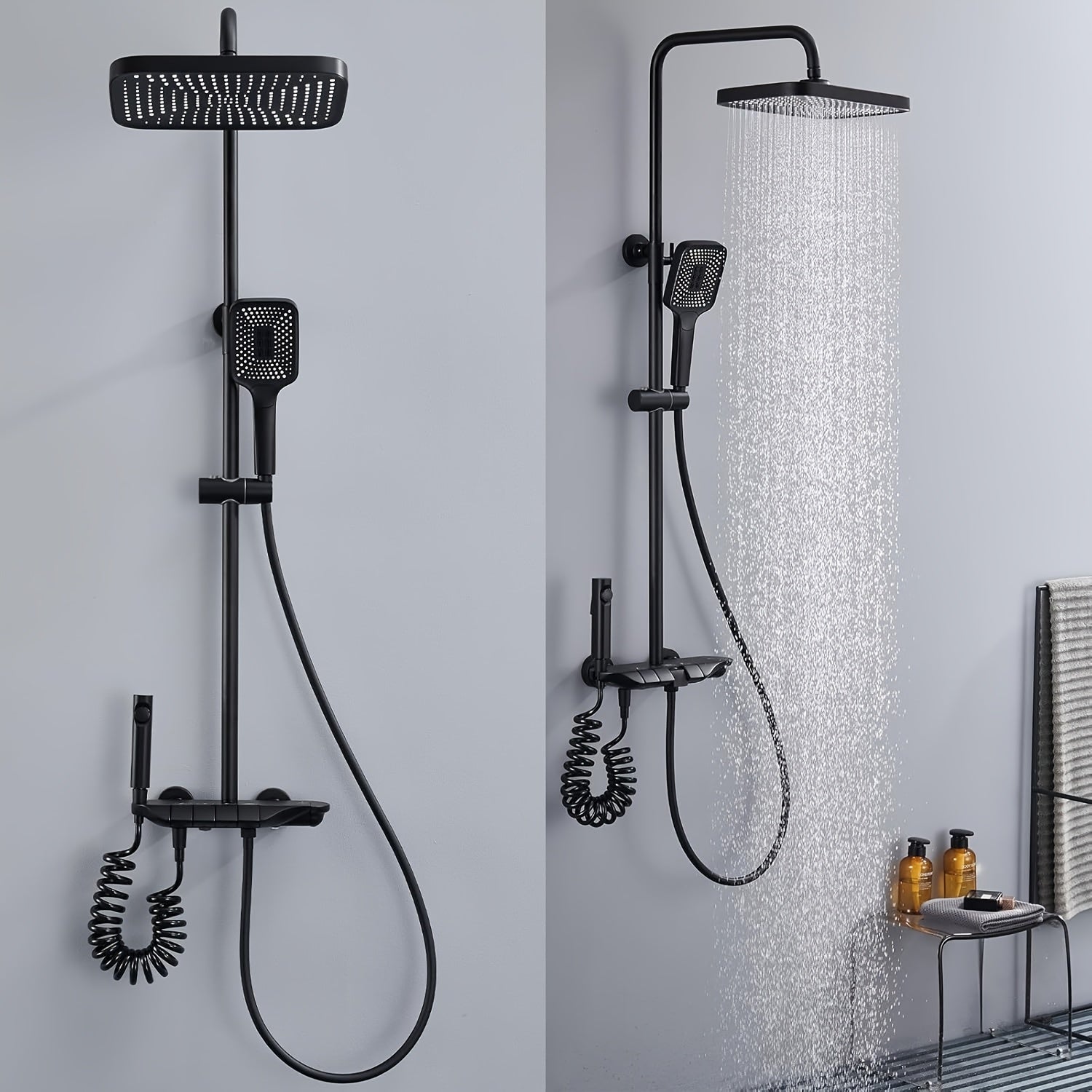 Kuromori – Luxus Duschsystem mit 40°C Thermostat & Spa-Erlebnis für dein Zuhause