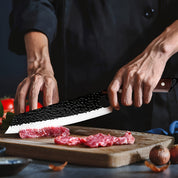 Takuro 4‑Klingen Profi-Messer-Set – Fleisch-, Gemüse- & Outdoor-Messer mit Holzgriff für Camping & Küche