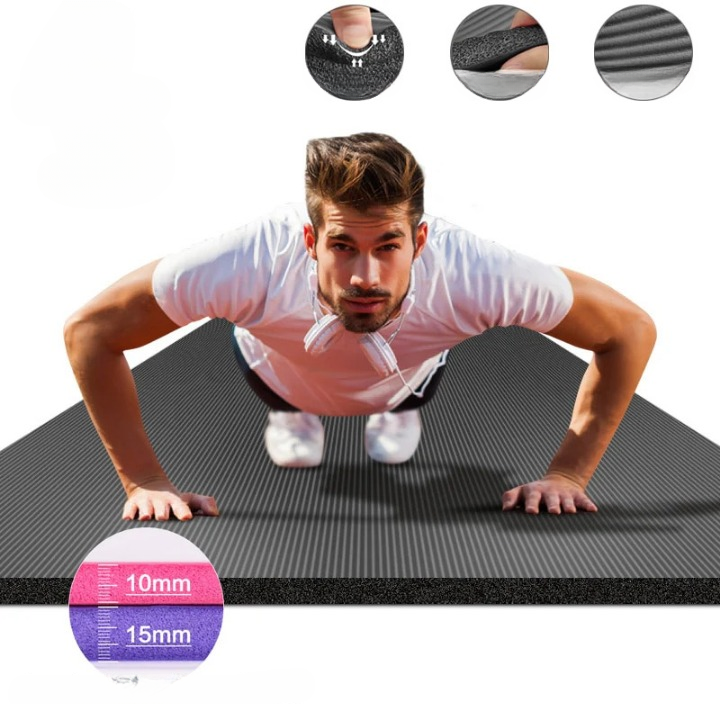 TitanMat : Fitnessmatte ideal als Yoga, Pilates und zu Hause Training Matte (extra Dick)