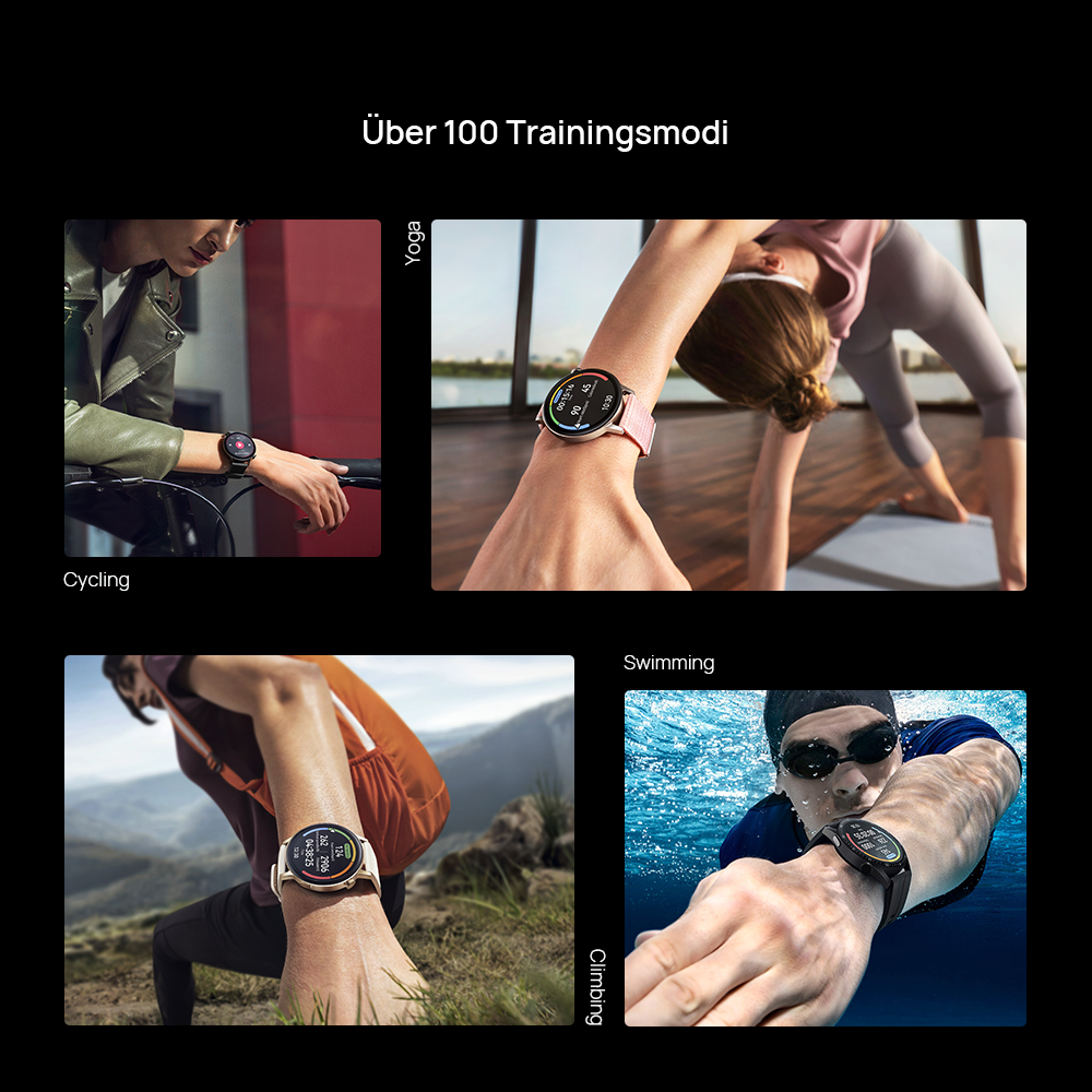 PremiumWatch Pro 4 – Smartwatch mit Sport- & Freizeitfunktionen