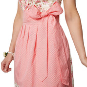 Rosa Damen Mini Dirndl mit Schürze – Perfekt für Oktoberfest und Volksfeste
