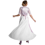 Maxi Dirndl für Damen Elegantes Rosa  – Trachtenkleid mit Schürze für Oktoberfest und Volksfeste