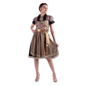 2-teiliges Midi Dirndl für Damen (ohne Bluse) - Trachtenkleid für das Oktoberfest