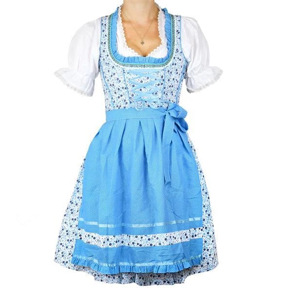 3-teiliges Damen Dirndl Set Hanne in 5 Farben – Trachtenkleid