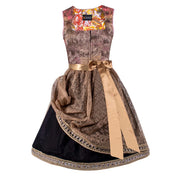 2-teiliges Midi Dirndl für Damen (ohne Bluse) - Trachtenkleid für das Oktoberfest
