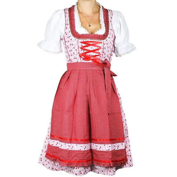 3-teiliges Damen Dirndl Set Hanne in 5 Farben – Trachtenkleid