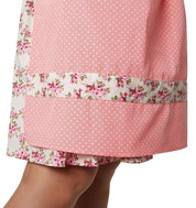 Rosa Damen Mini Dirndl mit Schürze – Perfekt für Oktoberfest und Volksfeste