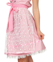 3-teiliges Damen Dirndl Set mit Bluse und Schürze für das Oktoberfest