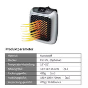 Heizuki - Mini Tragbarer Elektroheizer mit Fernbedienung