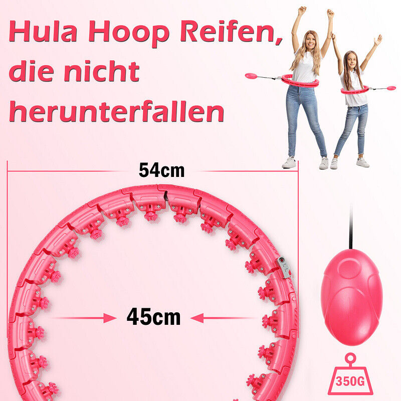 HulaFit : Dynamischer Hula-Hoop Reifen mit Zähler