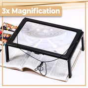 LuxoGlow FlexiView 4X - Die All-in-One LED-Lupe für Komfortables Lesen