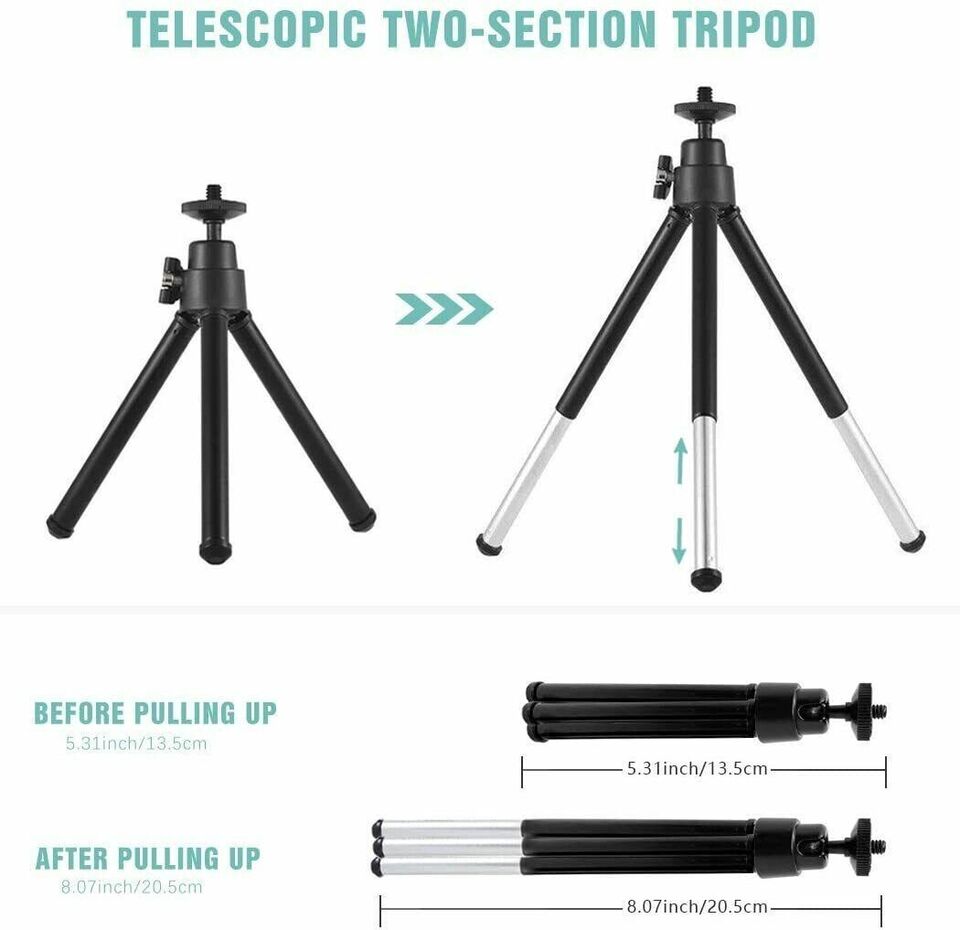 PeakView 80x100 - Hochleistungs-Monokular mit Stativ und Handy-Adapter