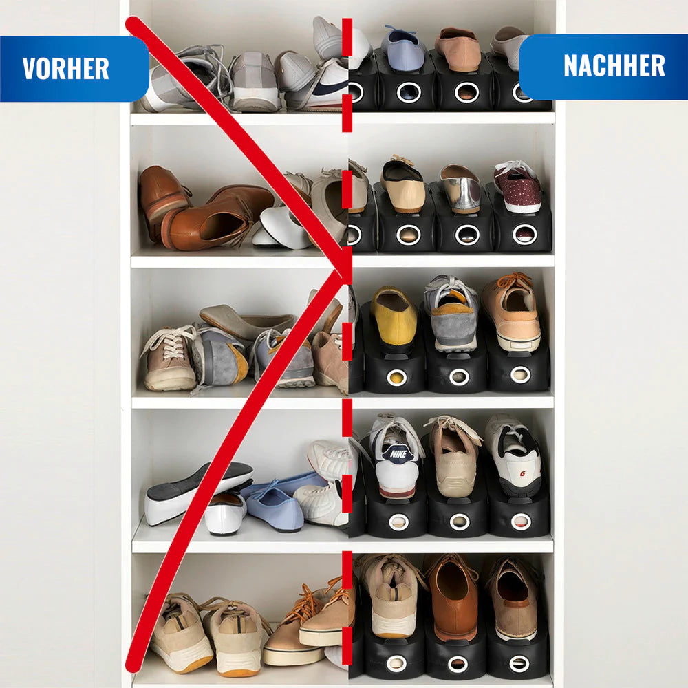 FlexiSpace ShoeMaster: Clevere Lösung für organisierte Schuhkollektionen