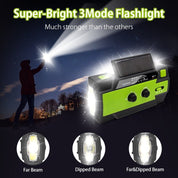 OutdoorBegleiter : Kurbelradio mit Solarzellen