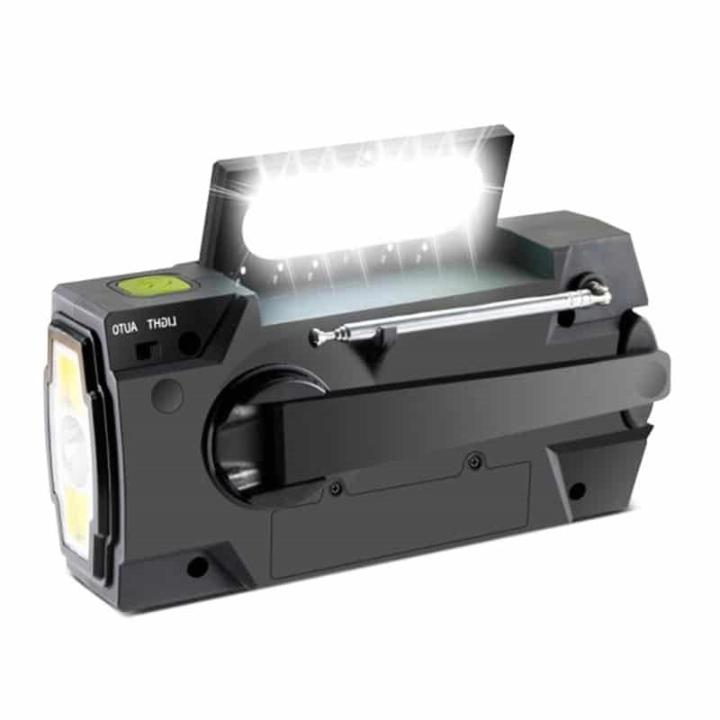 OutdoorBegleiter : Kurbelradio mit Solarzellen