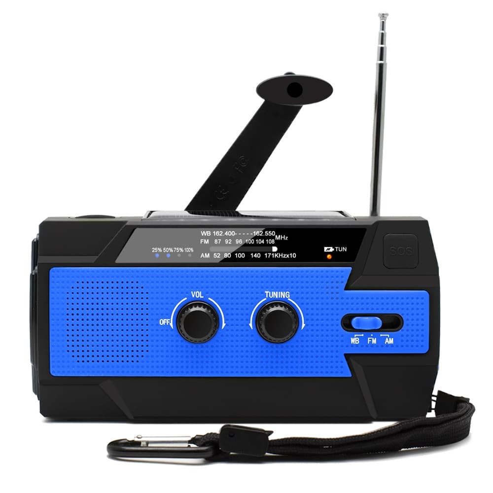 OutdoorBegleiter : Kurbelradio mit Solarzellen
