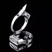 SafetyForce : Selbstverteidiger-Ring Edelstahlring